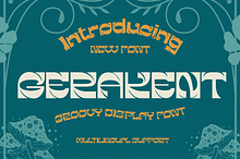 GERAKENT | Groovy Retro Font