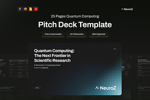 Pitch Deck Quantum Computing, a Presentation Template by pickolabstudio