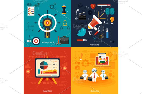 Set icons for marketing, management preview 3