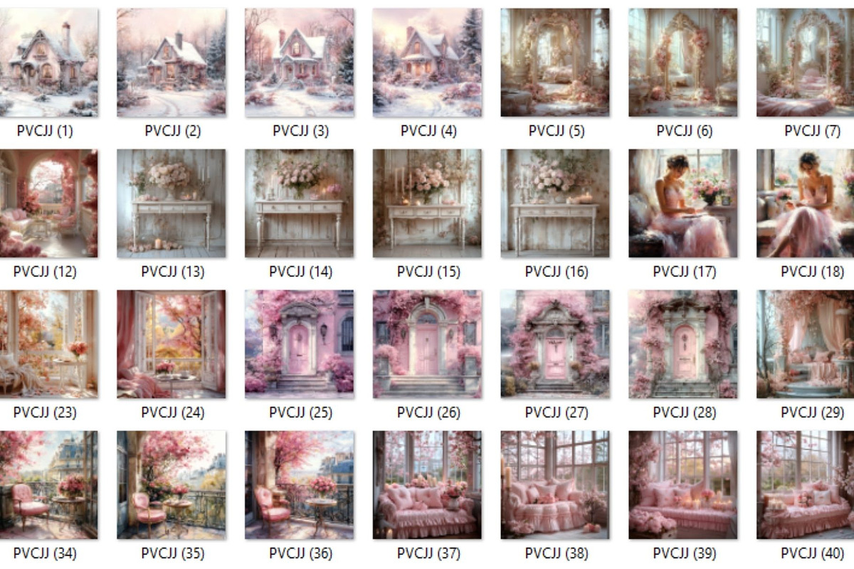 130+ Pink Cottage junk journal, a Decorative Illustration by HubbaDigitals (Photo 2 of 5)