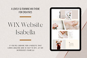 WIX Website Template Isabella, a Wix Template by Brand & Palms (Thumbnail 2 of 6)