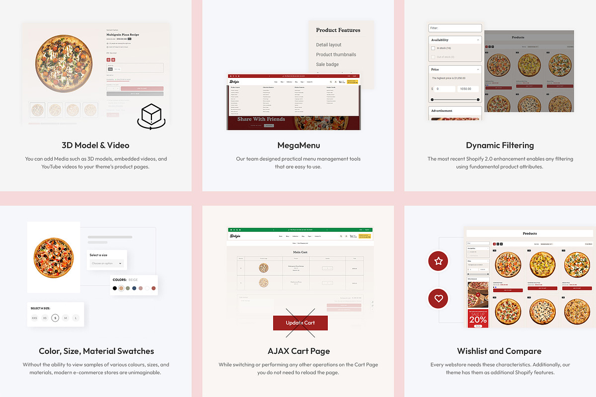 Fast Food & Restaurant Shopify Theme, a Shopify Template by LogicGo Shopify Experts (Photo 6 of 7)