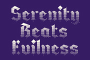 CS Vasco Halfpixel, a Blackletter Font by Craft Supply Co. (Thumbnail 5 of 8)