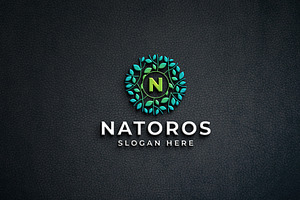 Leaf Letter N Logo, a Branding & Logo Template by Design_Planet