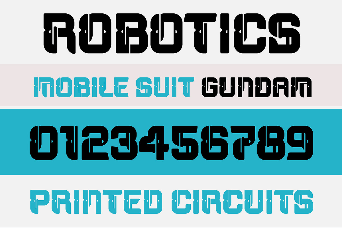 Axiom - Futuristic font, a Font by SelfBuild Type (Photo 2 of 5)
