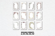 Hand Drawn Watercolor Frames Bundle, a Decorative Illustration by Guavanaboy (Thumbnail 2 of 3)