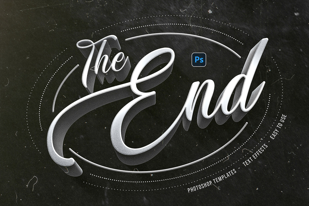 Vintage Movie Title Effects Bundle, a Design Template by Andrew Skoch Design (Photo 5 of 14)