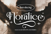 Floralice Modern Elegant Serif Font, a Serif Font by Claymoon Lab (Thumbnail 1 of 5)