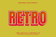 Retro 4 Text Effect Bundle, a Layer Style Add-On by WM48 Shop (Thumbnail 5 of 10)