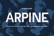 CF Arpine - Modern Display Sans, a Sans Serif Font by Indotype Foundry (Thumbnail 1 of 10)