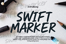 Swift maker natural handwriting font