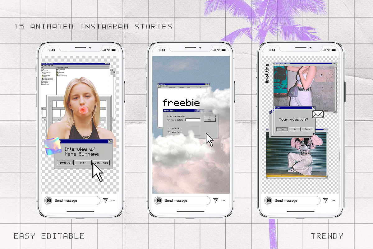 Old Computer Insta template Ps Canva, a Social Media Template by Marie T (Photo 10 of 18)
