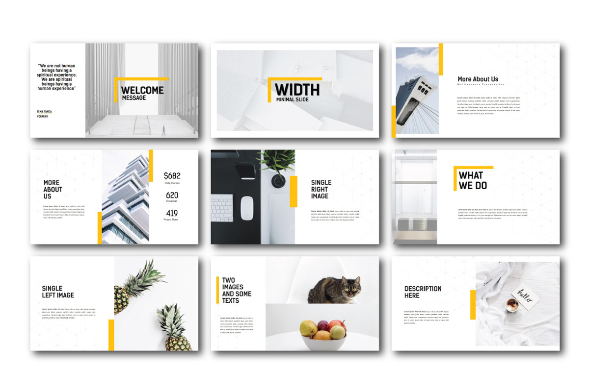 Width - Minimal Keynote, a Presentation Template by Collaborg Studio (Photo 2 of 7)