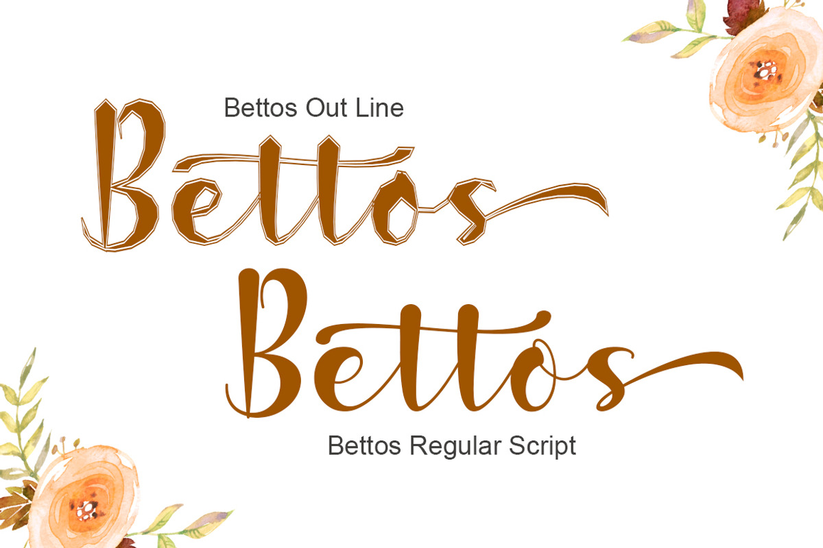 Bettos Font Duo preview 8