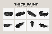 Thick Paint Strokes Brushes, a Brush Add-On by AB-TheDesigner (Thumbnail 2 of 4)