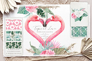 Tropical Love Wedding&Valentines, an Illustration by Cat In Colour (Thumbnail 1 of 11)