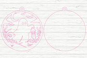 Halloween Ghost Laser Cut SVG, an Object Graphic by Layerology (Thumbnail 3 of 3)