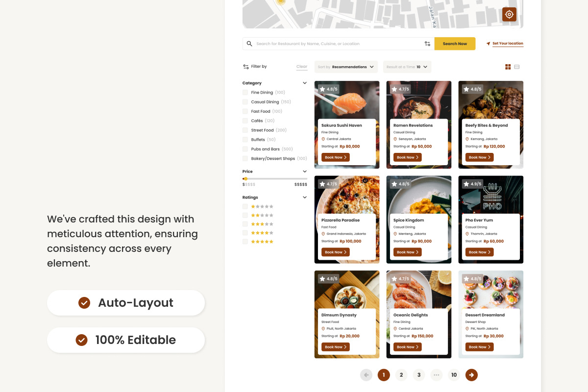Foody - Restaurant Finder Website, a Landing Page Template by twinstd (Photo 2 of 5)