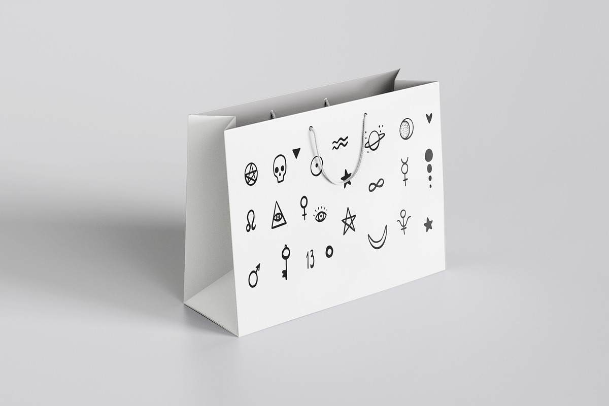 Doodle Witch - Magic Set & Patterns, an Outline Icon by Sopelkin (Photo 2 of 10)