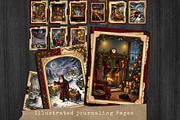 Victorian Christmas Junk Journal KIT, a Seasonal Illustration by ThatsDesignArt (Thumbnail 11 of 20)