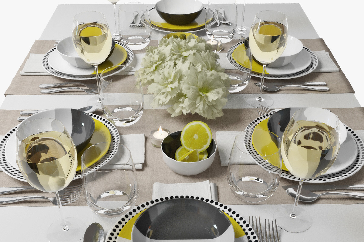 table setting 03, an Object 3D Model by 3dcruz (Photo 6 of 13)