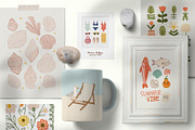 Summer Vibe | Wall Art Creator, an Object Graphic by Leleka.Store (Thumbnail 2 of 19)