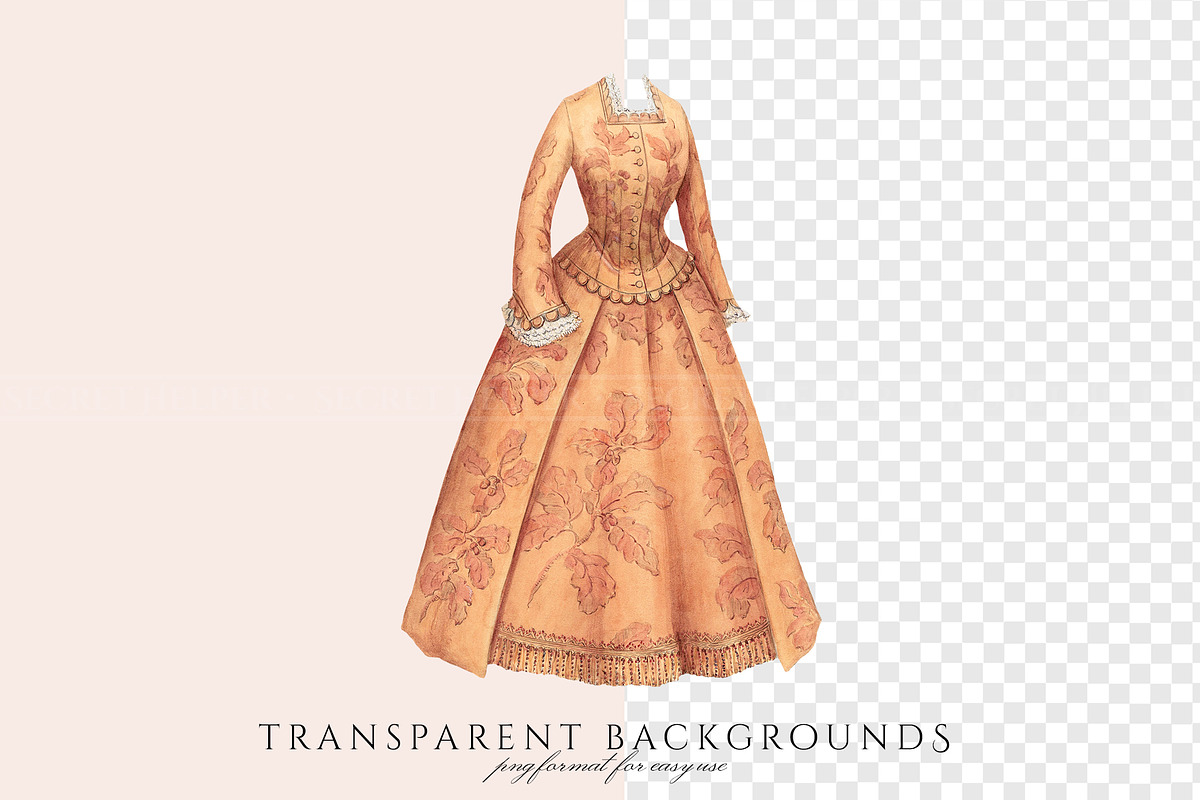 Picnic Dress Clipart Illustrations, an Illustration by Secret Helper (Photo 5 of 6)
