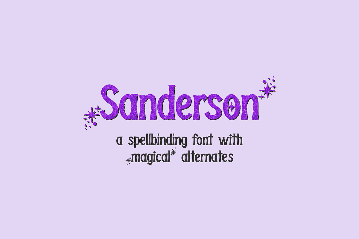 Sanderson Display Font, a Serif Font by Beck McCormick (Photo 1 of 10)