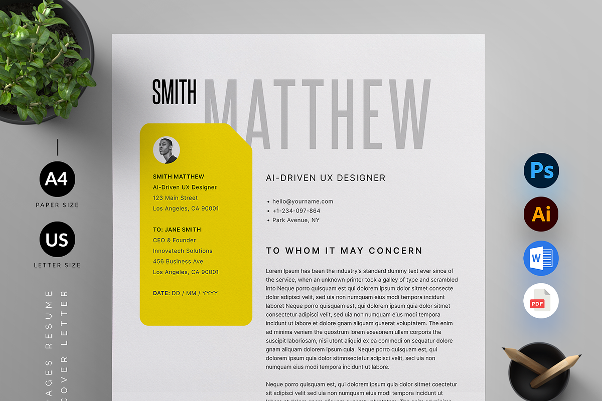 Resume/CV, a Resume Template by Reuix Studio (Photo 4 of 5)