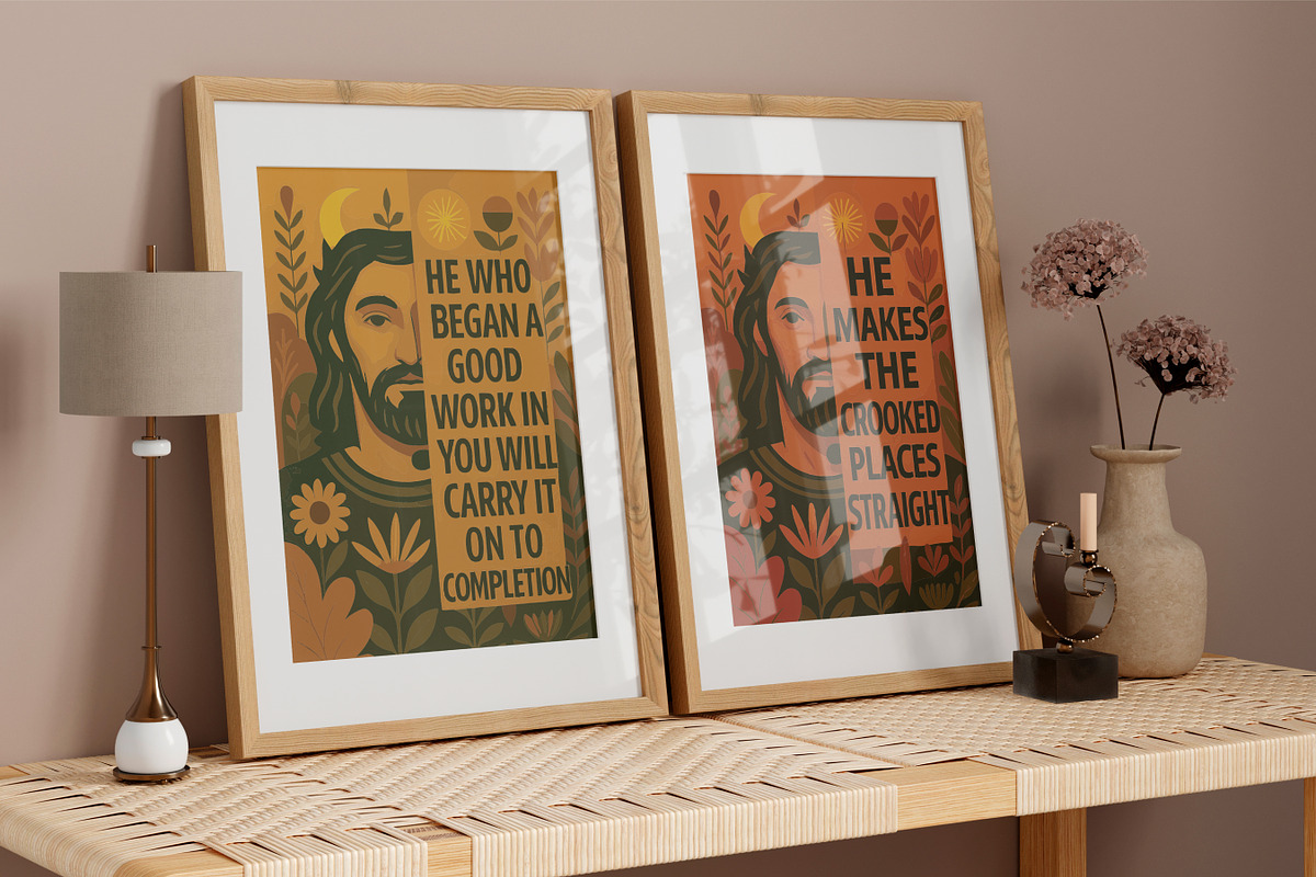 Jesus Bible Art Collages-Posters, a Person Illustration by Blynn Pippen (Photo 13 of 21)
