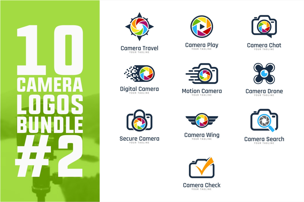 10 Camera Logo Bundle #2, a Branding & Logo Template by PutraCetol Studio