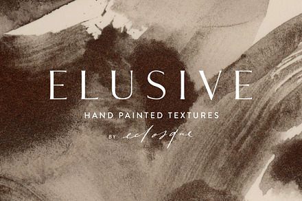 Moody Hand Painted Abstract Textures, a Texture Graphic by eclosque