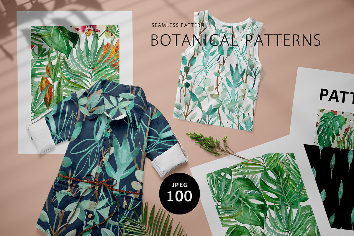 Botanical patterns, a Pattern Graphic by Design X0 (Photo 1 of 11)
