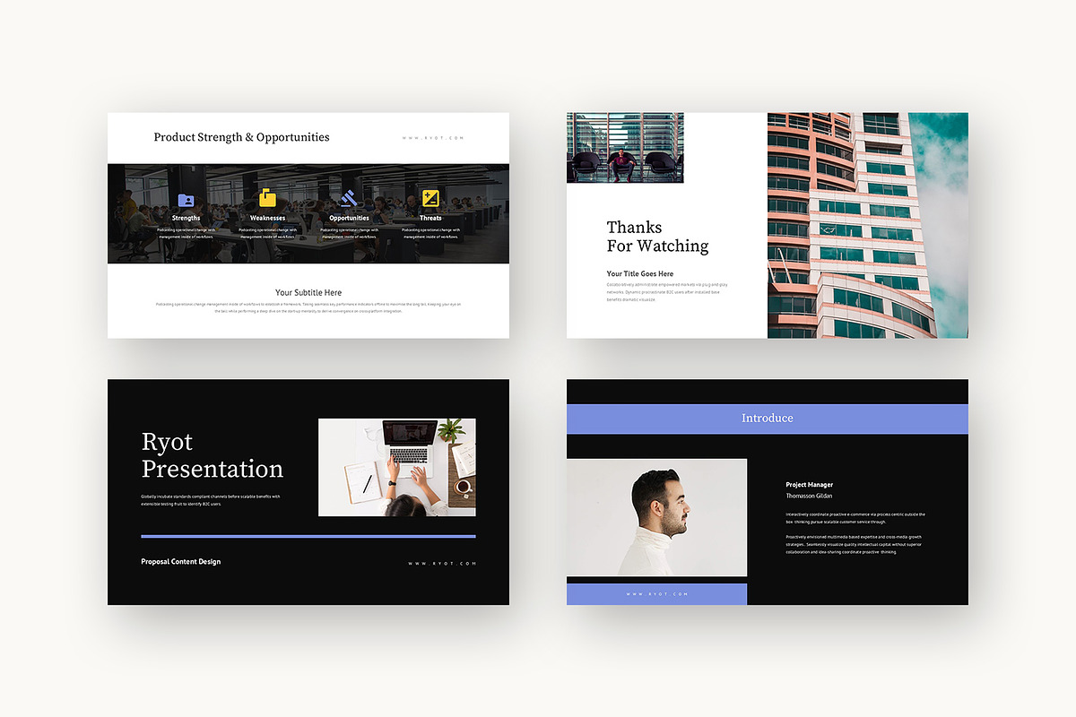 Ryot : Business Pitch Google Slides, a Presentation Template by Punkl Camp (Photo 9 of 16)