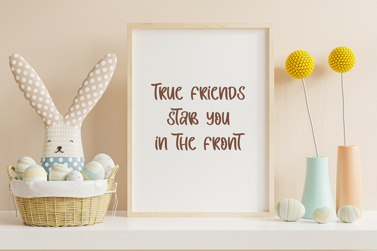 Easter Craft | Display Font, a Handwritten Font by esamaradany (Photo 6 of 8)