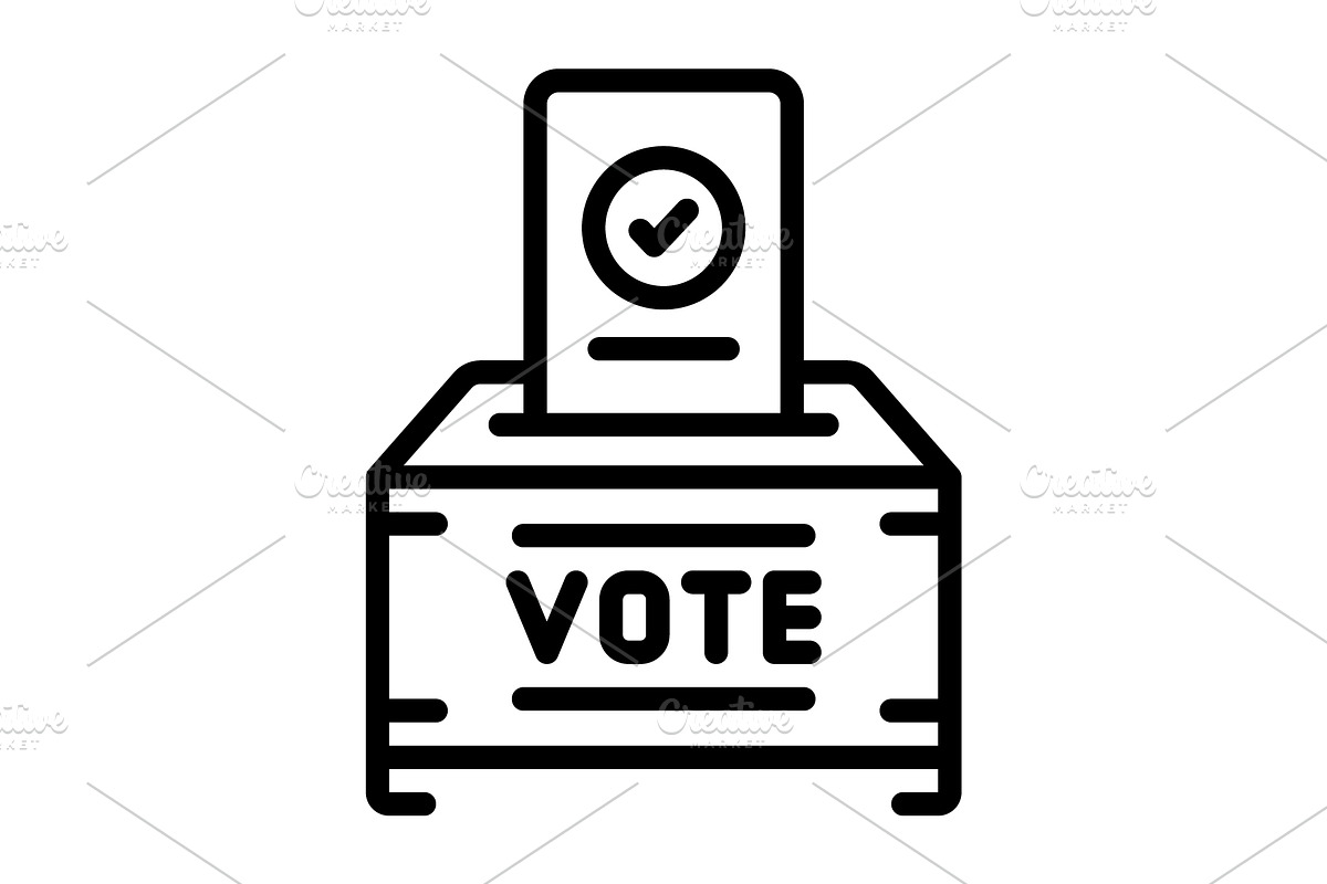 Votes voting black icon, an Outline Icon by Creative priyanka