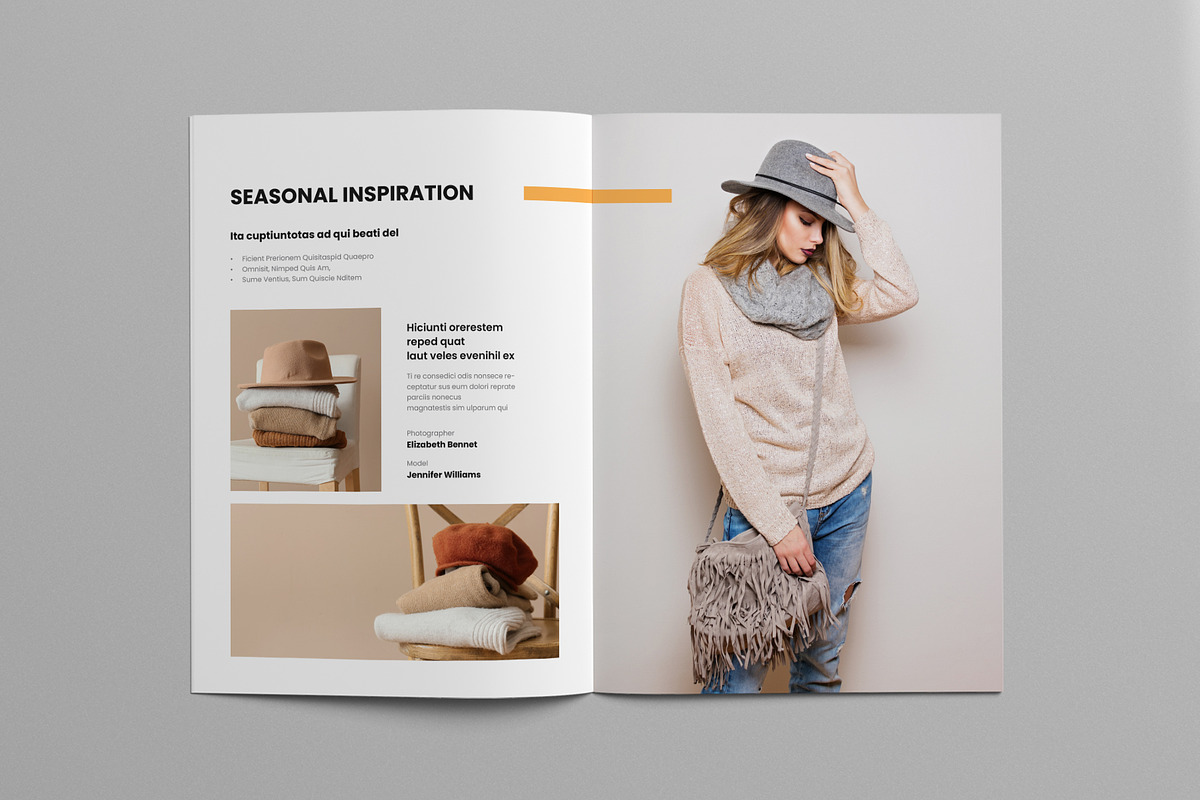 Fashion Lookbook | Canva & InDesign, a Brochure Template by Pixelpick (Photo 8 of 9)