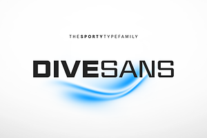 DiveSans-Bold Sports Typeface