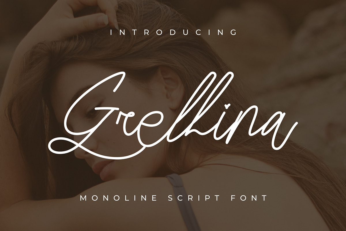 Grellina, a Script Font by Rishsketch (Photo 1 of 13)