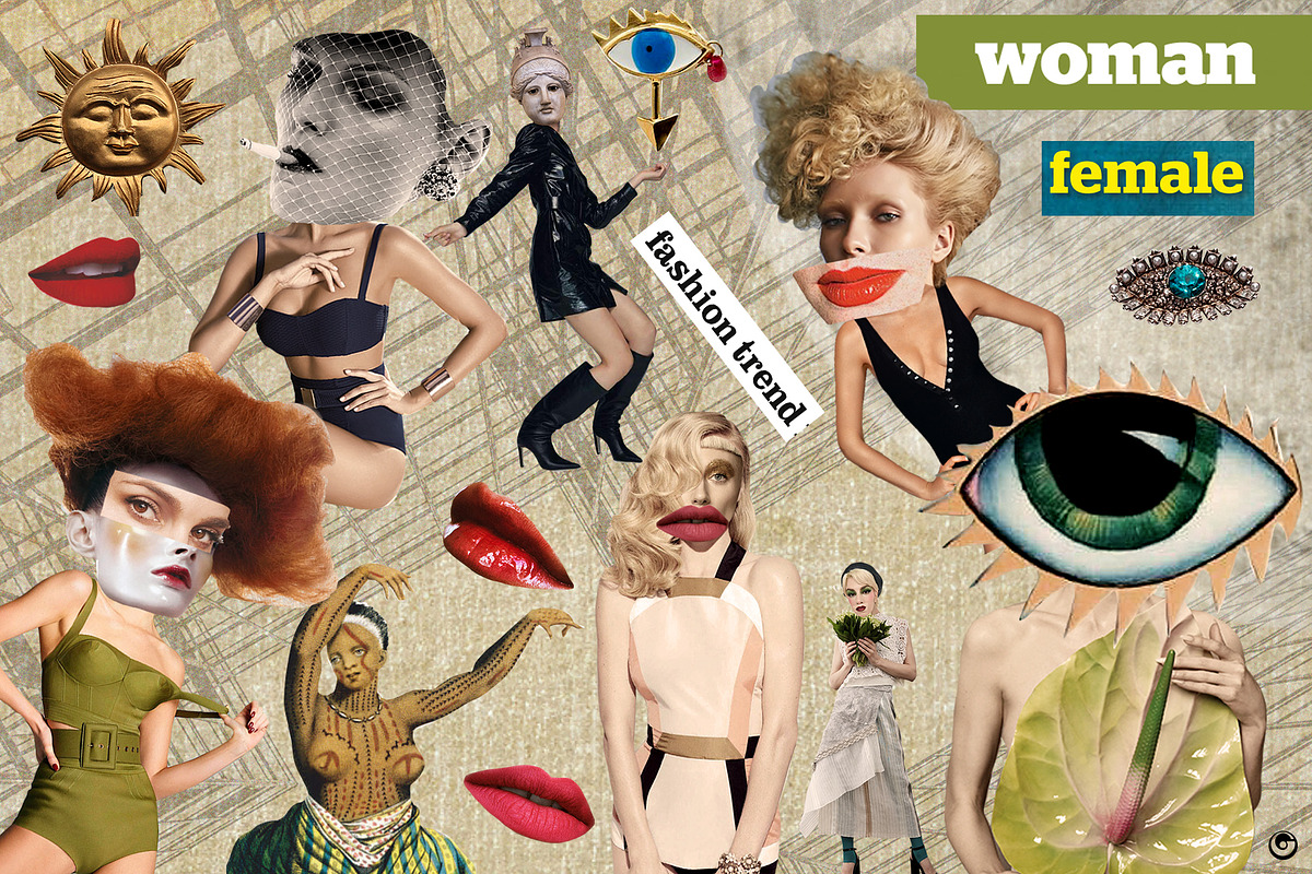 Woman collage, a Person Illustration by Olillia (Photo 4 of 4)