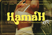 Morning Sunbeam - Retro Bold Font, a Sans Serif Font by Windfall Co (Thumbnail 6 of 10)