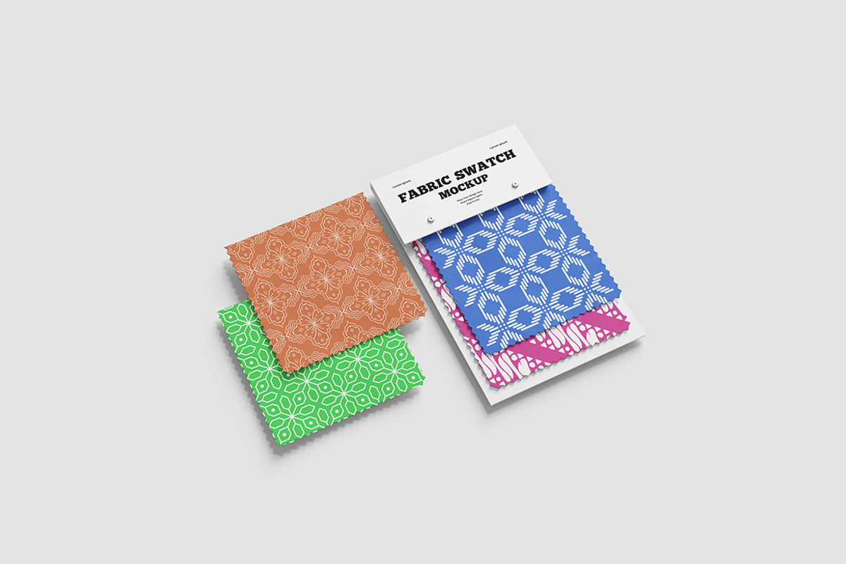 Fabric Swatch Mockup, a Product Mockup by Indah (Photo 3 of 6)