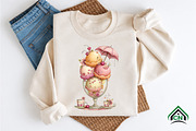 Summer Treats Ice Cream Clipart, an Illustration by Craft Nest (Thumbnail 9 of 12)