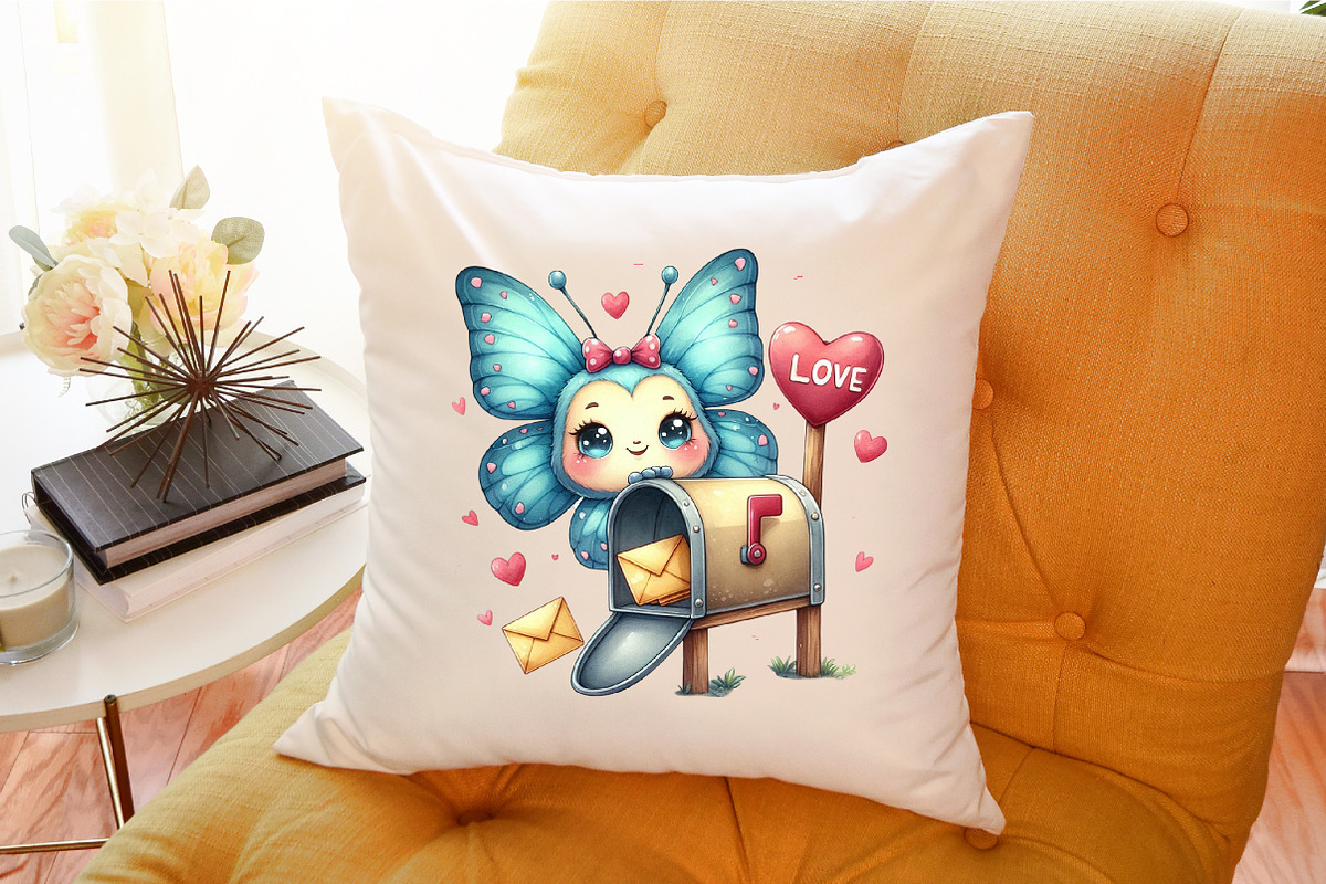 Kawaii Butterfly Clipart Bundle, an Illustration by Sublimation Artist (Photo 6 of 6)