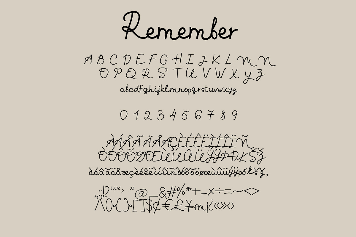 Remember, a Script Font by PudraART (Photo 10 of 10)