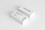 Simple Minimal Business Card - 34, a Business Card Template by ND Design (Thumbnail 1 of 5)