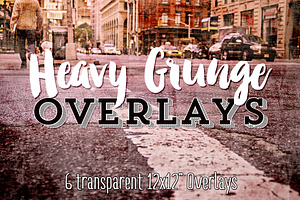 Heavy Grunge Texture Overlays