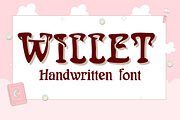 WILLET, a Handwriting Font by Sirinart