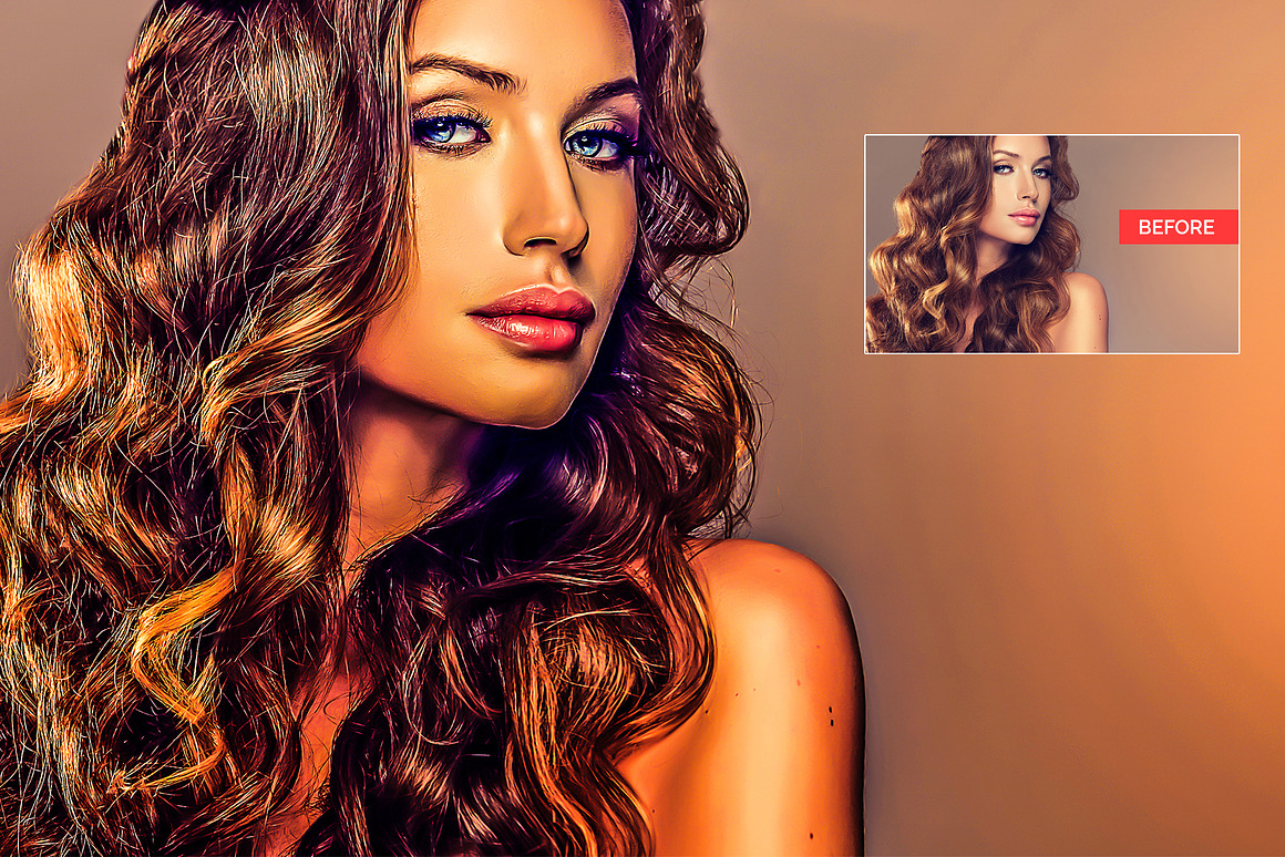 830 Creative Photoshop Action BUNDLE, an Action Add-On by Design Forest (Photo 53 of 133)