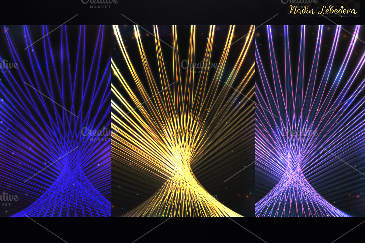SET  21  Shining abstract background, a Flyer Template by Nadin_Lebedeva (Photo 8 of 10)